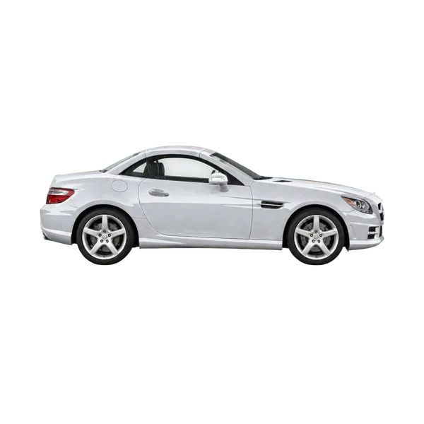 silver 2016 Mercedes-Benz SLK side (facing right) view