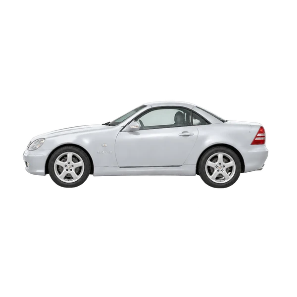 silver 2001 Mercedes-Benz SLK-Class side (facing right) view