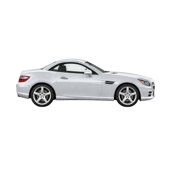 silver 2013 Mercedes-Benz SLK-Class side (facing right) view