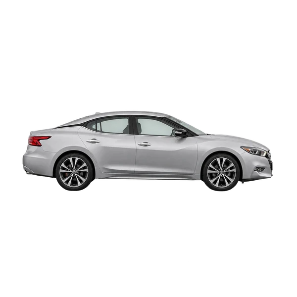 silver 2017 Nissan Maxima side (facing right) view