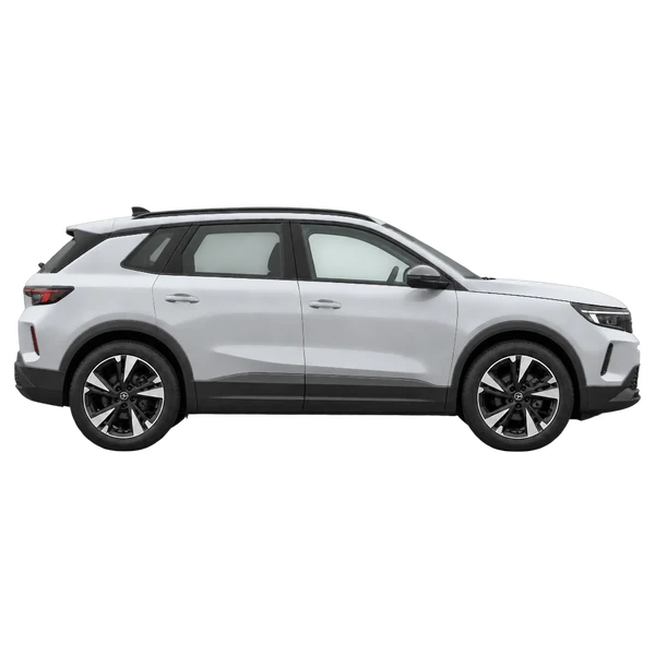 silver 2026 Opel Grandland side (facing right) view