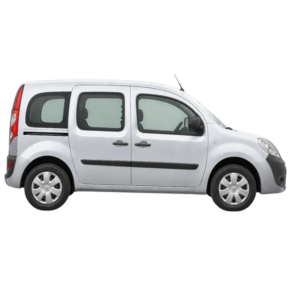 silver 2010 Renault Kangoo side (facing right) view