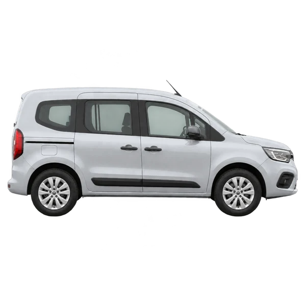 silver 2026 Renault Kangoo side (facing right) view