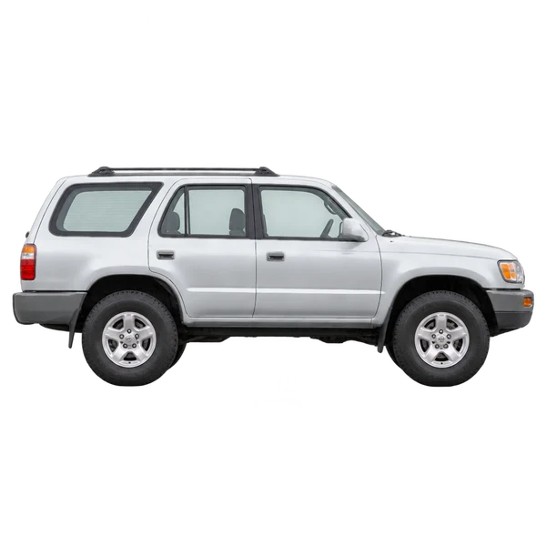 silver 1995 Toyota 4Runner side (facing right) view