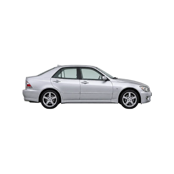 silver 2015 Toyota Altezza side (facing right) view