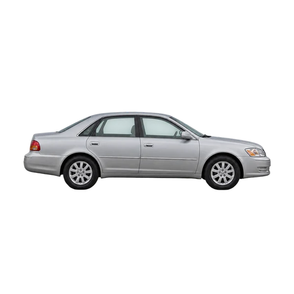silver 2000 Toyota Avalon side (facing right) view