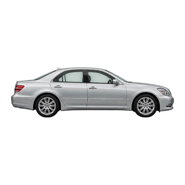 silver 2020 Toyota Celsior side (facing right) view