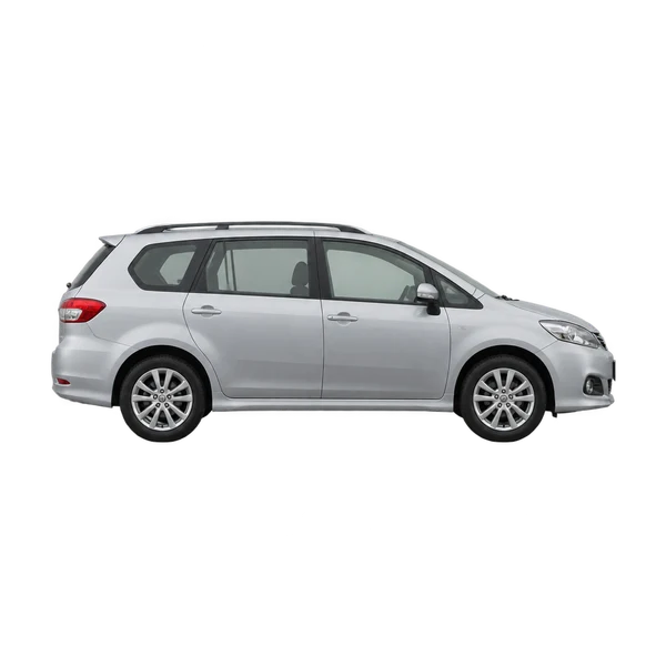 silver 2020 Toyota Ipsum side (facing right) view