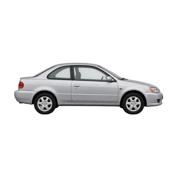 silver 2010 Toyota Paseo side (facing right) view
