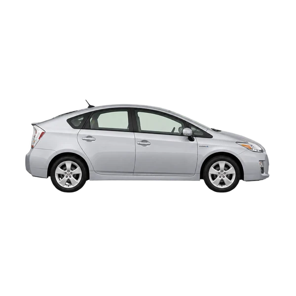 silver 2010 Toyota Prius LTD ED 2 VVT-I side (facing right) view