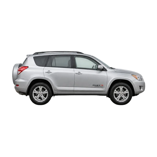 silver 2010 Toyota RAV4 XT-R Valvematic side (facing right) view