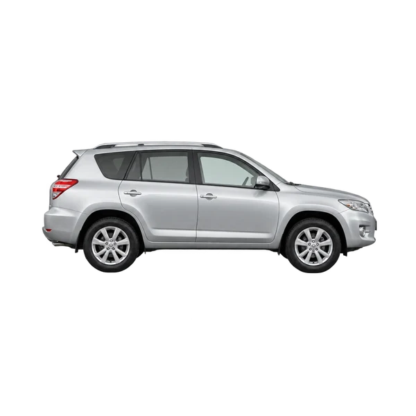 silver 2015 Toyota Vanguard side (facing right) view