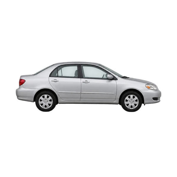 silver 2000 Toyota Will side (facing right) view