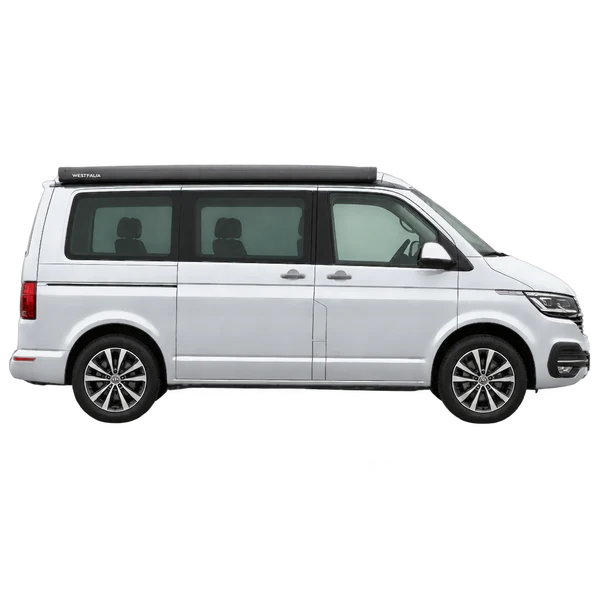 silver 2024 Volkswagen California side (facing right) view