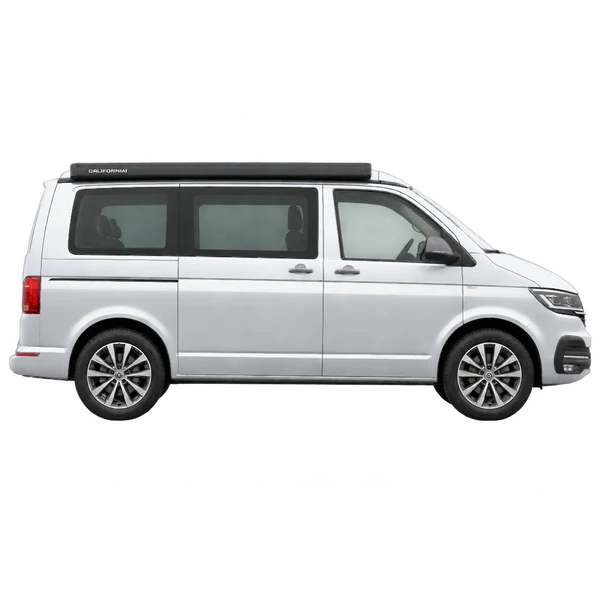 silver 2025 Volkswagen California side (facing right) view