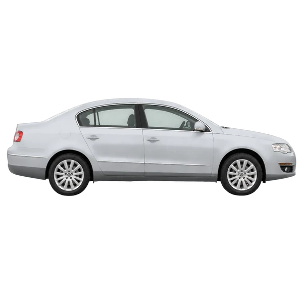 silver 2010 Volkswagen Passat side (facing right) view