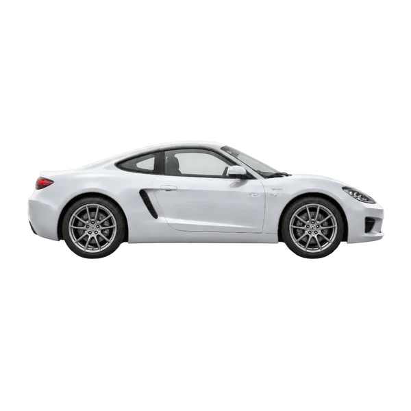 シルバーの2027 AC Propulsion tZero(側面(右向き)ビュー)