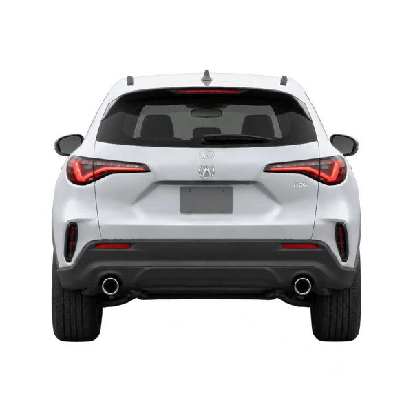 Acura ADX 2025 argent, vue arrière