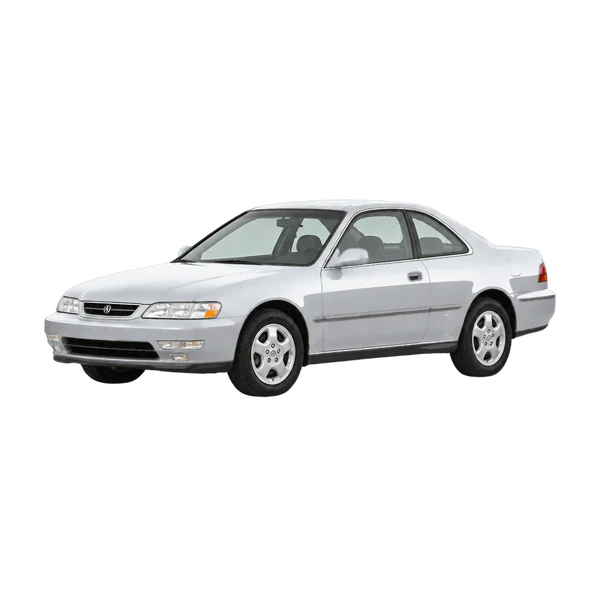 1993 Acura CL in Silber, Ansicht: Dreiviertelansicht vorne (nach links gerichtet)