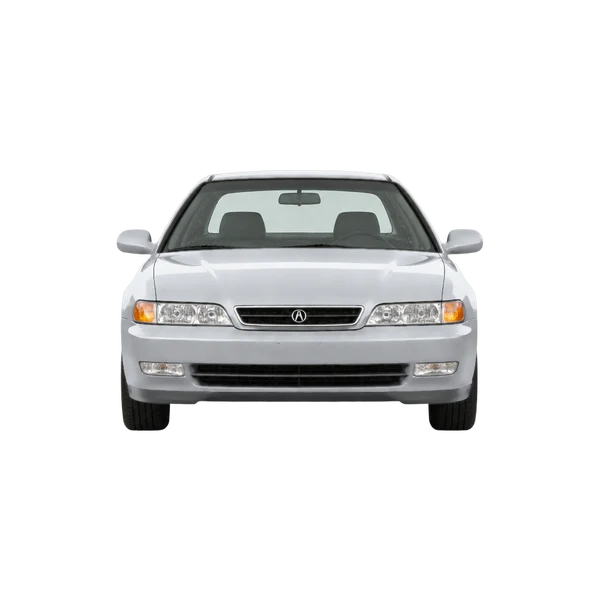 Acura CL 1993 prata, vista frente
