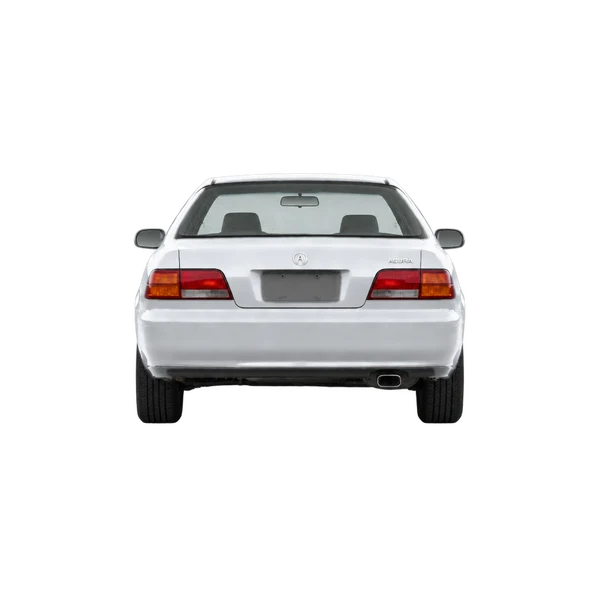 Acura CL 1993 prata, vista traseira
