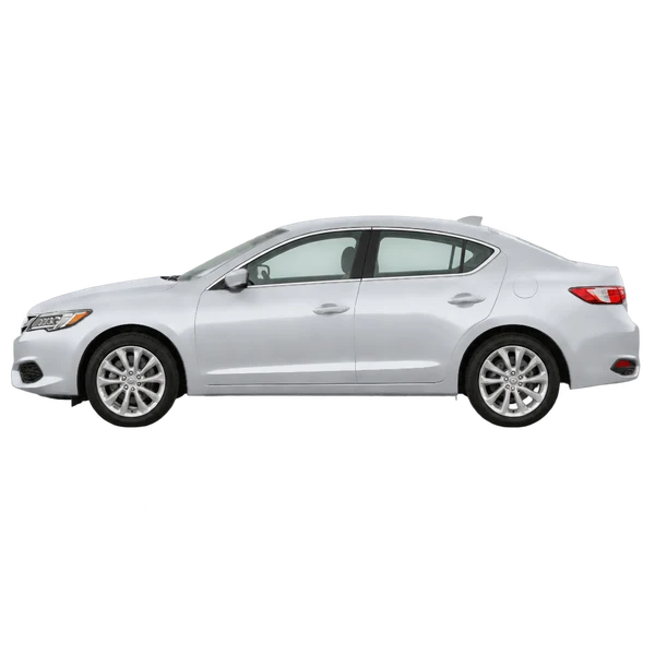 2017 Acura ILX in Silber, Ansicht: Seite (nach links gerichtet)
