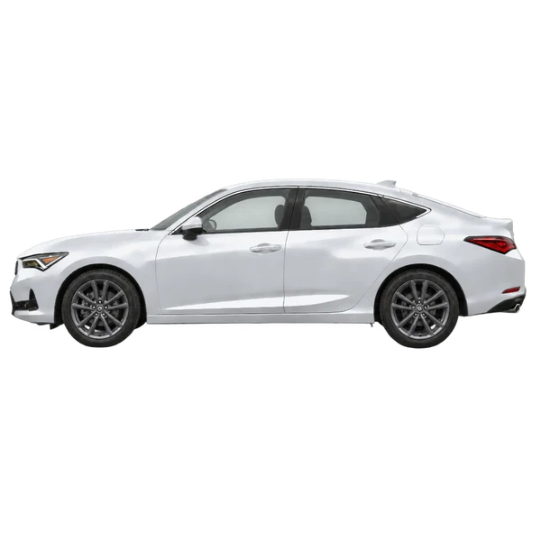 2027 Acura Integra in Silber, Ansicht: Seite (nach links gerichtet)