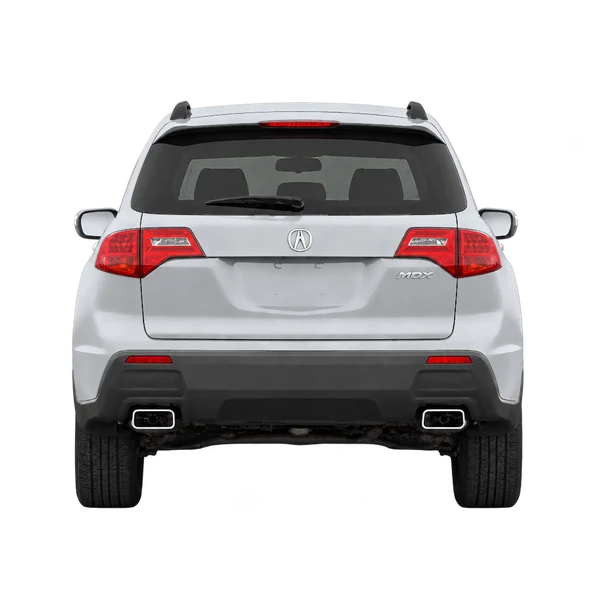 silver 2010 Acura MDX rear view