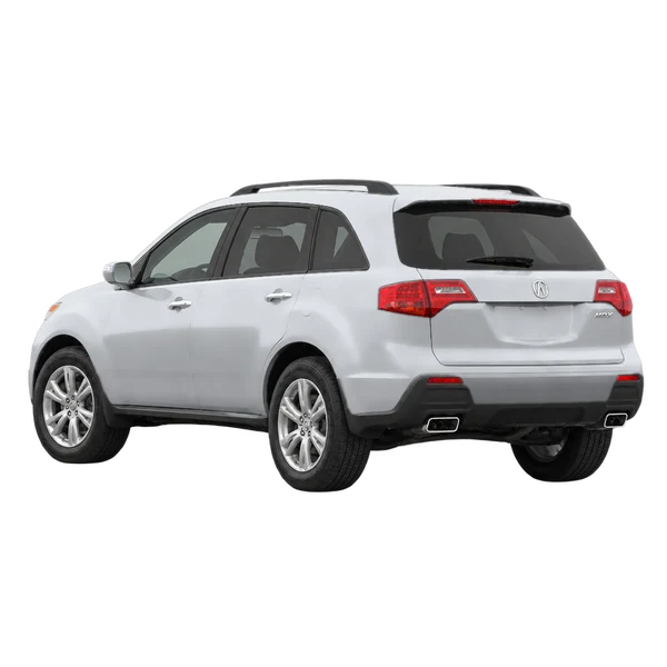 2011 Acura MDX in Silber, Ansicht: Dreiviertelansicht von hinten (nach links gerichtet)
