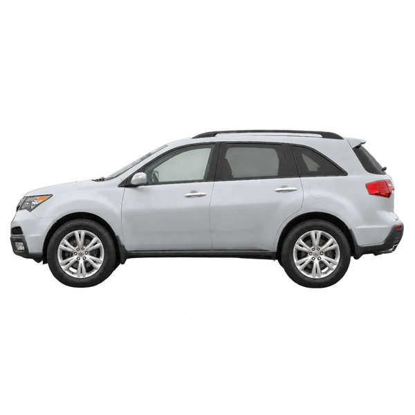 2011 Acura MDX in Silber, Ansicht: Seite (nach links gerichtet)
