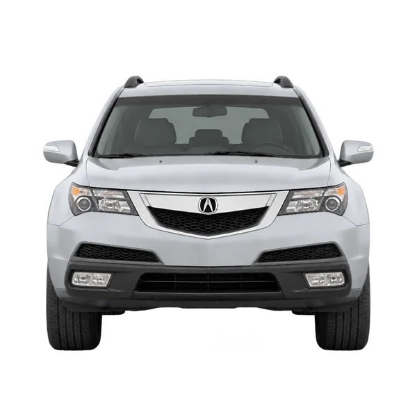 Acura MDX 2012 باللون فضي، منظر أمامي