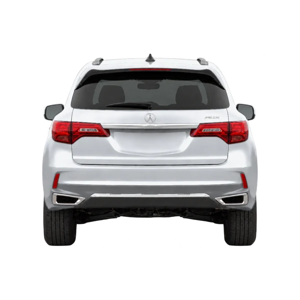 Acura MDX 2017 prata, vista traseira