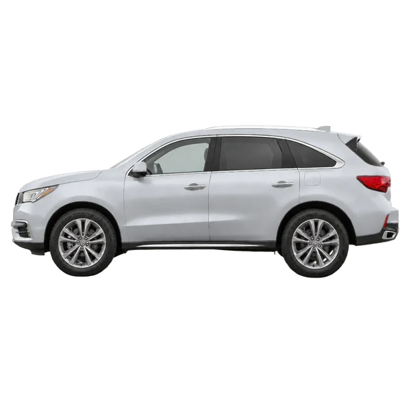 2021 Acura MDX in Silber, Ansicht: Seite (nach links gerichtet)