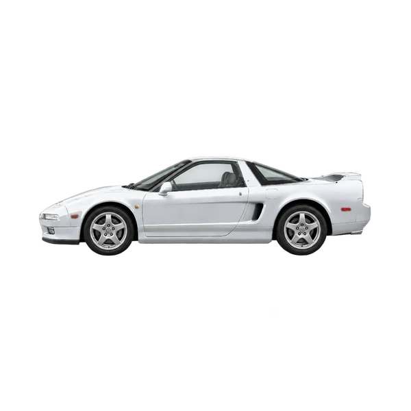 Acura NSX 1992 prata, vista lateral (voltada para a esquerda)