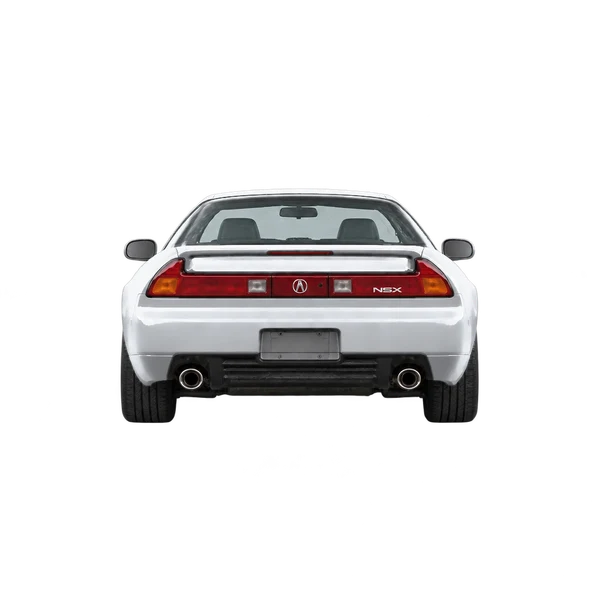 2000 Acura NSX in Silber, Ansicht: Heck