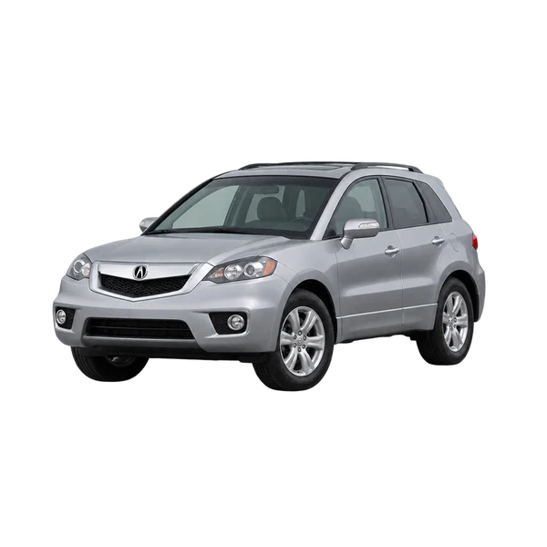 2010 Acura RDX in Silber, Ansicht: Dreiviertelansicht vorne (nach links gerichtet)