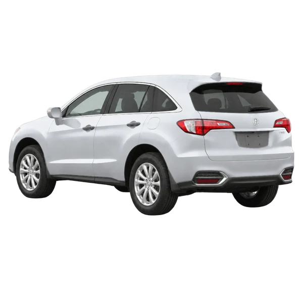 2016 Acura RDX in Silber, Ansicht: Dreiviertelansicht von hinten (nach links gerichtet)