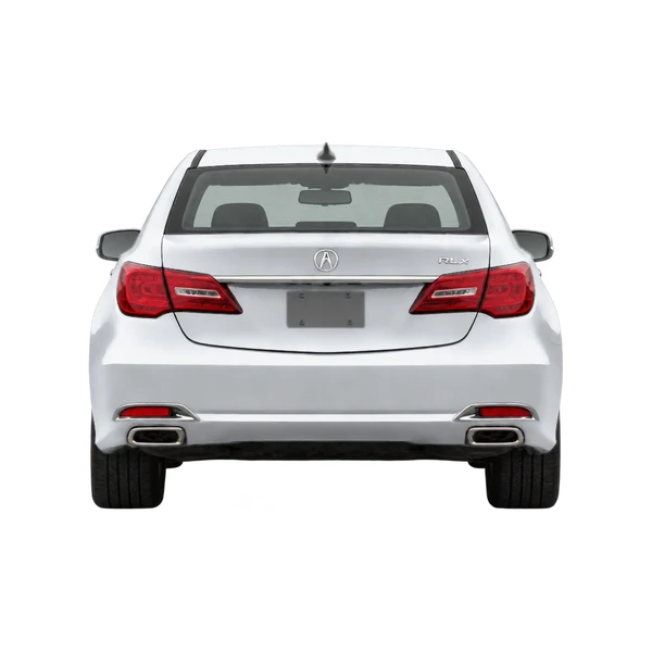 Acura RLX 2017 en plateado, vista trasera