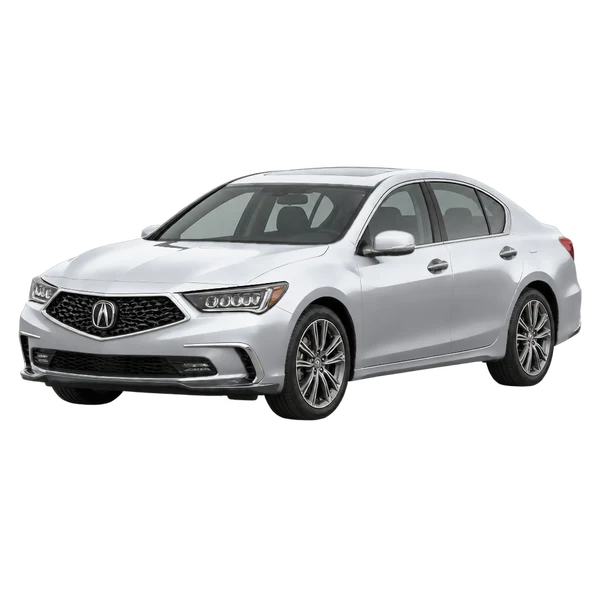 2018 Acura RLX in Silber, Ansicht: Dreiviertelansicht vorne (nach links gerichtet)