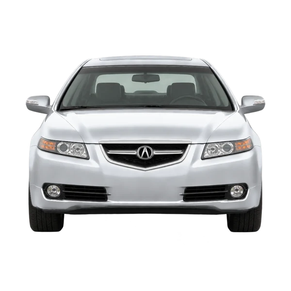 Acura TL 2008 en plateado, vista frontal