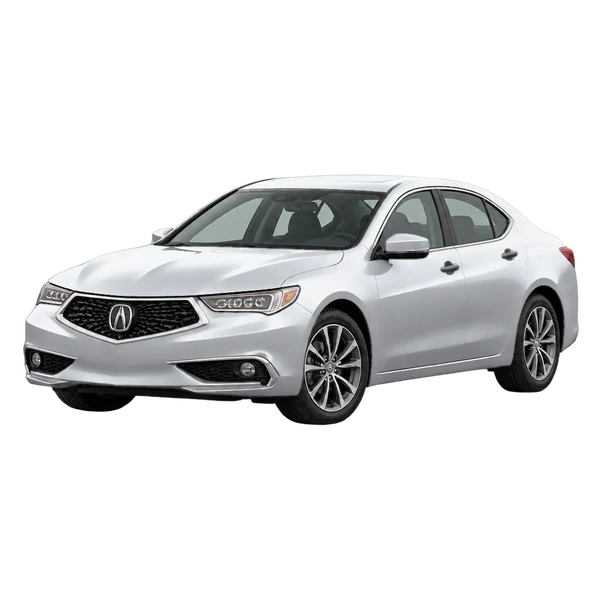 2020 Acura TLX in Silber, Ansicht: Dreiviertelansicht vorne (nach links gerichtet)