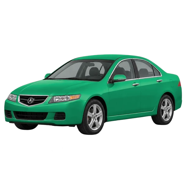 Acura TSX 2004 0a8f5e, vista dianteira em três quartos (voltada para a esquerda)