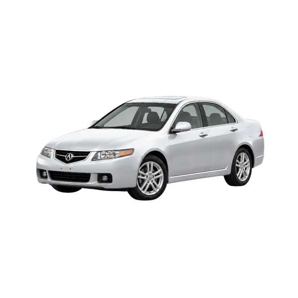 2004 Acura TSX in Silber, Ansicht: Dreiviertelansicht vorne (nach links gerichtet)