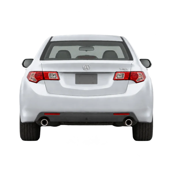 2013 Acura TSX in Silber, Ansicht: Heck