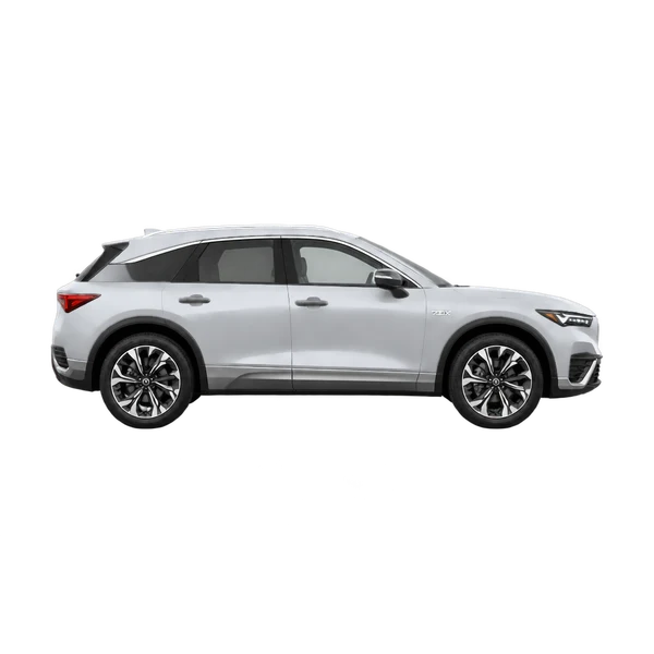 Acura ZDX 2026 argent, vue profil (tourné vers la droite)