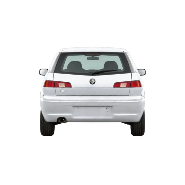 Alfa Romeo 145 1998 prata, vista traseira
