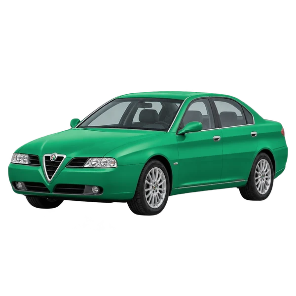 Alfa Romeo 166 2003 0a8f5e, vista dianteira em três quartos (voltada para a esquerda)