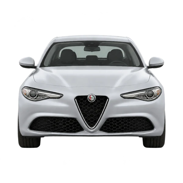2017 Alfa Romeo Giulia in Silber, Ansicht: Front