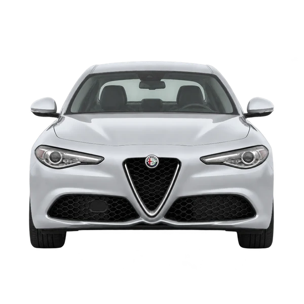2020 Alfa Romeo Giulia in Silber, Ansicht: Front