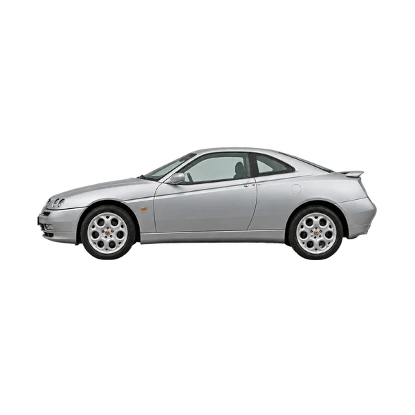 1995 Alfa Romeo GTV in Silber, Ansicht: Seite (nach links gerichtet)
